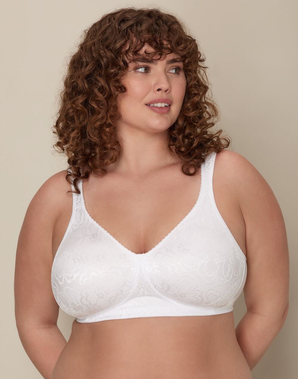 Playtex Women's 44B 18 Hour Ultimate Lift & Support Wireless White Bra G19-24